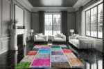 Patchwork Mosaic Washable Rug