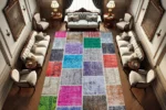 Patchwork Mosaic Washable Rug