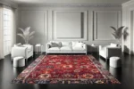 Timeless Nomad Red Washable Rug