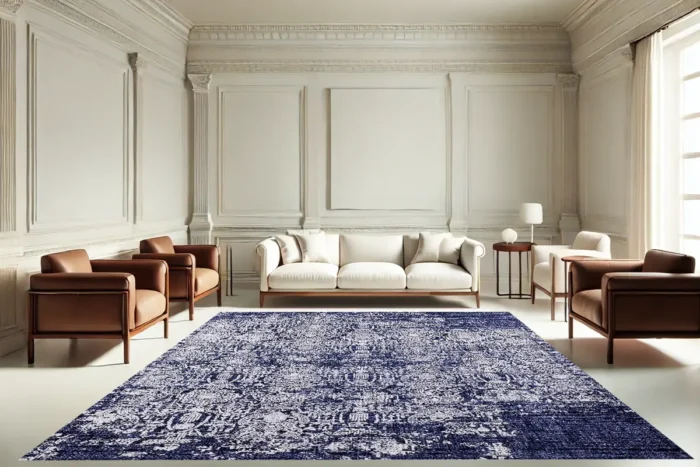 Royal Indigo Washable Rug