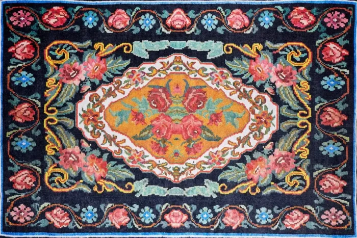 Opulent Bloom Washable Rug