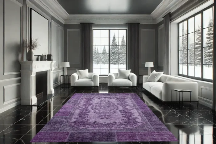 Lavender Opus Washable Rug