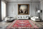 Sultanic Crest Washable Rug