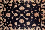 Midnight Blooms Washable Rug