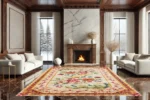 Ottoman Rose Delight Washable Rug