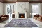 Midnight Mirage Washable Rug