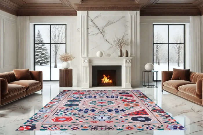 Ottoman Gardens Washable Rug