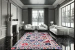 Ottoman Gardens Washable Rug