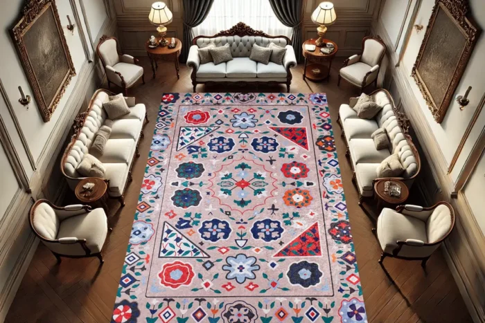 Ottoman Gardens Washable Rug