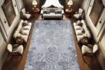 Sultan's Ink Washable Rug