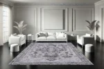 Monochrome Majesty Washable Rug