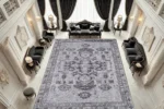 Monochrome Majesty Washable Rug