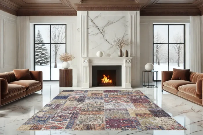 Persian Patchwork Washable Rug