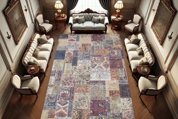 Persian Patchwork Washable Rug