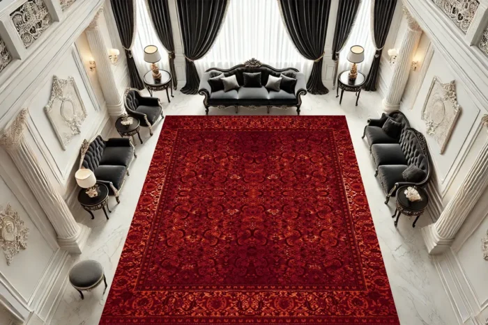 Ottoman Ruby Washable Rug