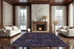 Regal Waves Washable Rug