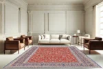 Imperial Ruby Washable Rug