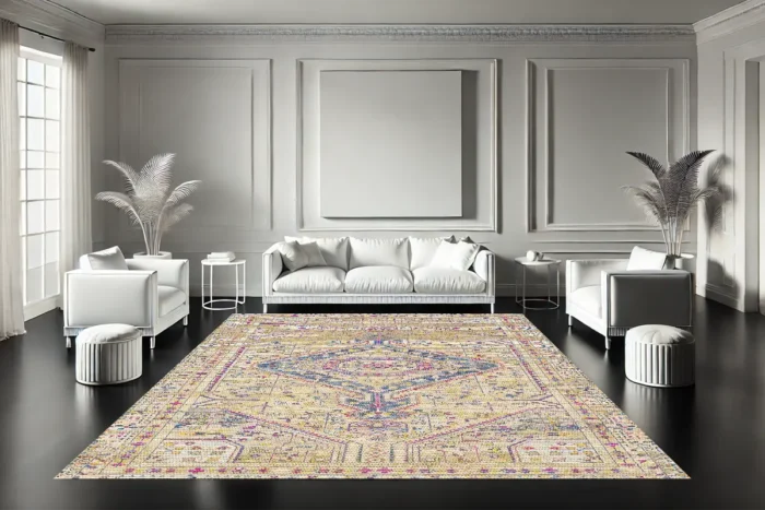 Sultan's Diamond Washable Rug