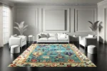 Turquoise Dream Washable Rug