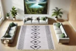 Nordic Bloom Washable Rug