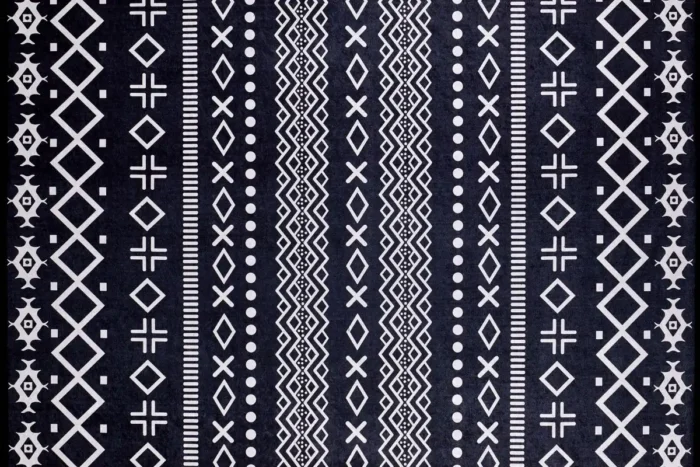 Midnight Saga Washable Rug