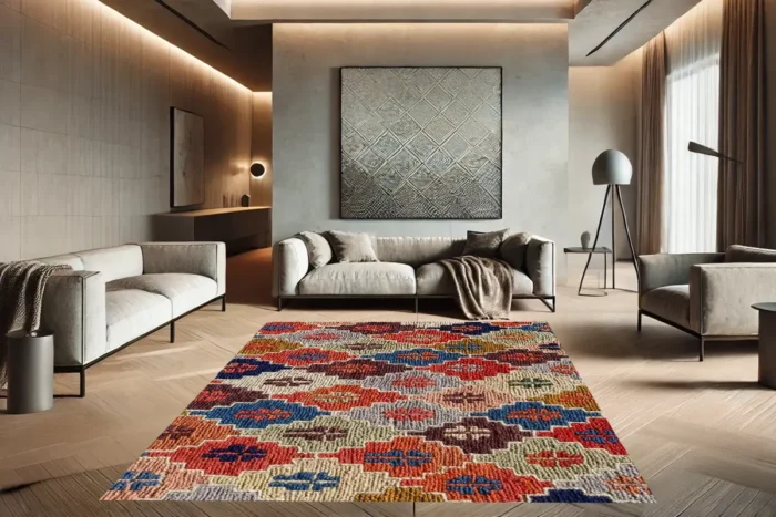 Nordic Mosaic Washable Rug