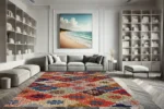 Nordic Mosaic Washable Rug