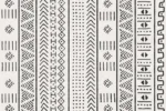 Nordic Symbols Washable Rug