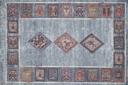 Nordic Mosaic Tapestry 3 Washable Rug