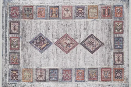 Nordic Mosaic Tapestry 3 Washable Rug