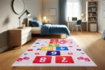 Fairy Hopscotch Delight Washable Rug