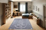 Starlit Hopscotch Washable Rug