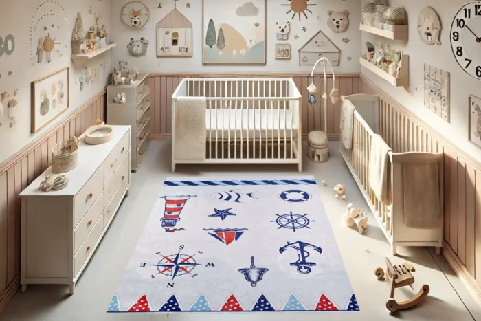 Nautical Explorer Washable Rug