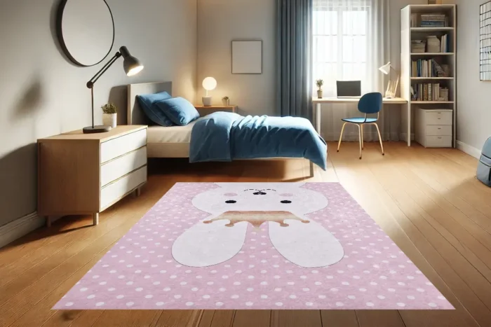 Princess Bunny Washable Rug