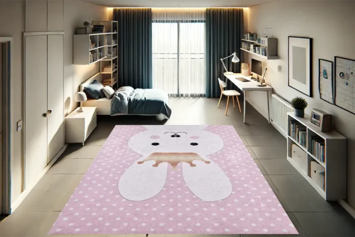 Princess Bunny Washable Rug