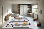 Safari Roads Washable Rug