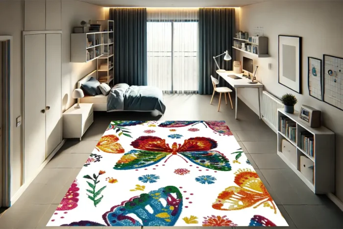 Fluttering Dream Washable Rug