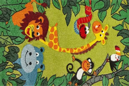 Jungle Jamboree Washable Rug