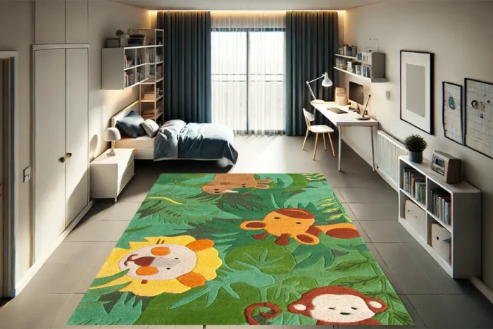 Safari Wonders Washable Rug