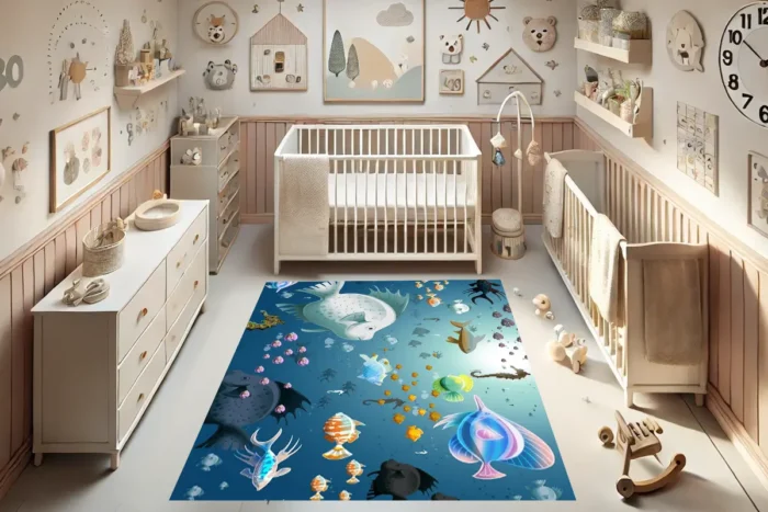 Ocean Wonders Washable Rug