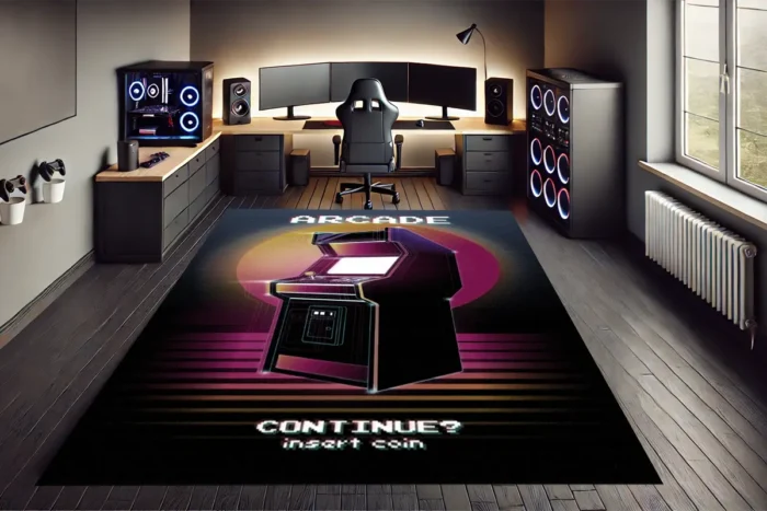 Pixel Vortex Gaming Rug