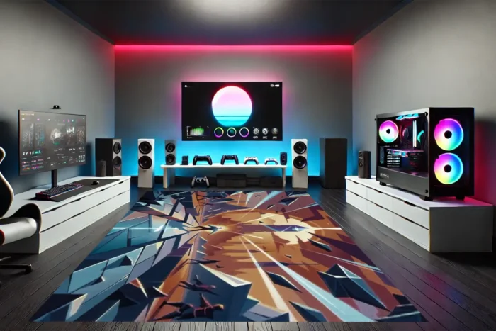 Shard Nexus Gaming Rug