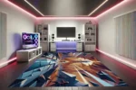 Shard Nexus Gaming Rug