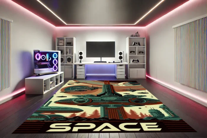 Galactic Nexus Gaming Rug