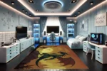 Inferno Valor Gaming Rug - Image 3