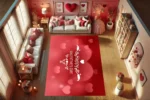 Valentine Bliss Washable Rug