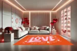 Vibrant Love Washable Rug