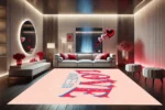 Love Is in the Air Washable Rug