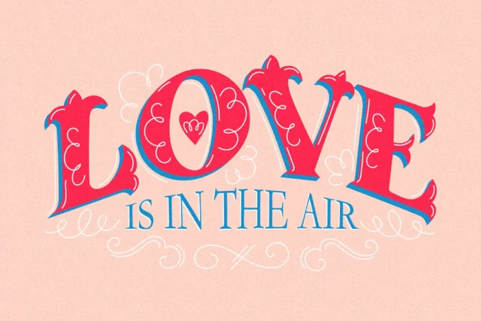 Love Is in the Air Washable Rug