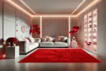 Scarlet Love Rug